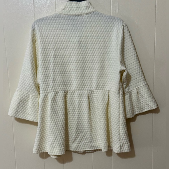 Ali Miles cream 3/4 sleeve blazer size PL - Picture 4 of 4